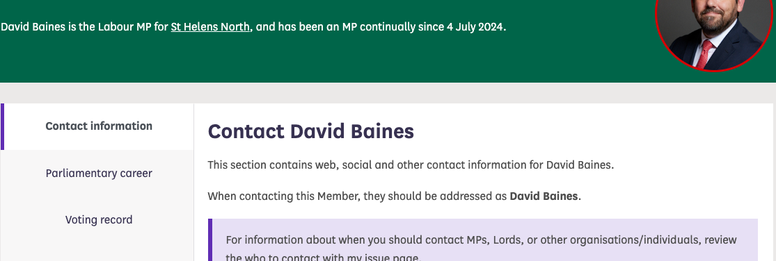 David Baines MP